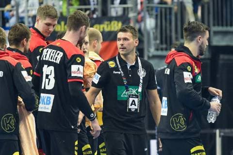 Germany Berlin Mercedes Benz Arena IHF Mens Handball World Championship Germany Coach Christian Prokop GER Korea KOR