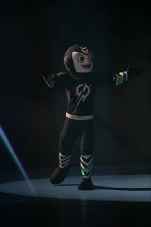 Handball WM Korea Germany on 10 01 2019 in the Mercedes Benz Arena in Berlin Stan Official WM mascot xMNx