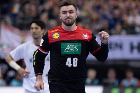Handball WM Korea Germany on 10 01 2019 in the Mercedes Benz Arena in Berlin Jannik KOHLBACHER Germany xMNx