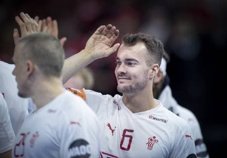 Casper U Mortensen of Denmark after the men s IHF Handball World Championship match in Group C between Denmark Chile in Copenhagen Denmark on Thursday Jan 10 2019 Copenhagen Denmark, detectedSourceLanguage  Copyright: Scanpix LiselottexSabroex COP101 spdk20190110-220305-L
