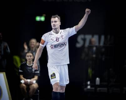 Casper U Mortensen of Denmark during the men s IHF Handball World Championship match in Group C between Denmark Chile in Copenhagen Denmark on Thursday Jan 10 2019 Copenhagen Denmark, detectedSourceLanguage  Copyright: Scanpix LiselottexSabroex COP101 spdk20190110-221451-L