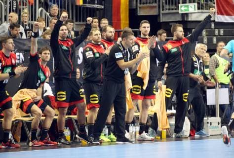 GER Handball WM 2019 Germany vs Korea 10 01 2019 Mercedes Benz Arena Berlin GER Handball WM 2019 Germany vs Korea in picture head coach head coach Christian Prokop GER player bank nordphotox xEngler nph00076