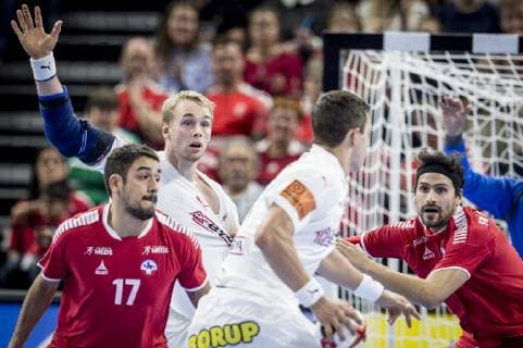 Rene Toft Hansen of Denmark of Denmark during the men s IHF Handball World Championship Group C match against Chile in Copenhagen Denmark on Thursday Jan 10 2019 Copenhagen Denmark, detectedSourceLanguage  Copyright: RitzauxScanpix MadsxClausxRasmussenx Cop101 spdk20190110-220537-L