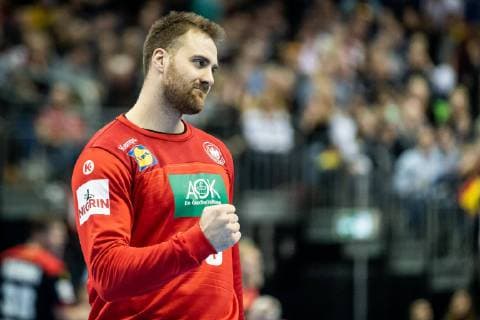 Germany vs. Korea Handball World Championship 2019 10 01 2019 Goalkeeper Andreas Wolff GER 33 at the match between Germany and Korea at the Handball World Championship in Berlin on 10 01 2019 Berlin BER Germany Mercedes Benz Arena