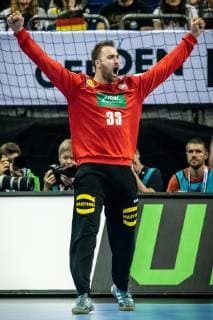 Germany vs. Korea Handball World Championship 2019 10 01 2019 Goalkeeper Andreas Wolff GER 33 at the match between Germany and Korea at the Handball World Championship in Berlin on 10 01 2019 Berlin BER Germany Mercedes Benz Arena