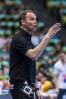 Munich Germany 11 January 2019 World Cup 2019 Men Group B Japan vs Macedonia Coach Dagur Sigurdsson Japan Munich Olympic Hall Bayern Germany