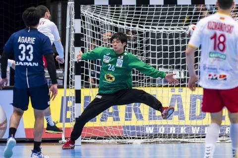 Munich Germany 11 January 2019 World Cup 2019 Men Group B Japan vs Macedonia Yuki Kubo Japan Munich Olympic Hall Bayern Germany