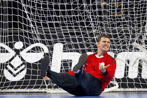 190111 Goalkeeper Matias Carlos Schulz of Argentina looks dejected during the IHF World Handball Championship match between Argentina and Hungary on January 11 2019 in Köpenhamn Photo Ludvig Thunman BILDBYR u0081N kod LT 35573, detectedSourceLanguage  Copyright: LUDVIGxTHUNMAN BB190111LT006