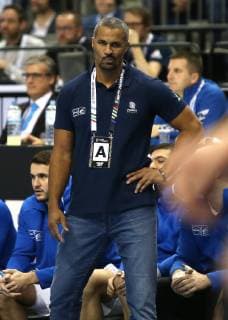 Coach Didier Dinart France at the match Brazil vs. France of the Handball World Championship 2019 of Men on 11 01 2019 in the Mercedes Benz Arena in Berlin Handball World Championship 2019 Group A Brazil France France