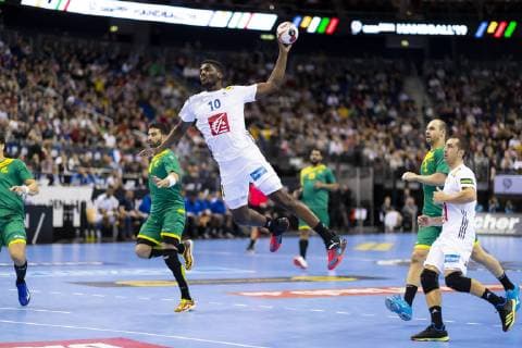 Dika Mem No 10 France counter Brazil vs France Preliminary round Handball IHF Handball World Championship 11 01 19 Berlin Berlin Germany Mercedes Benz Arena Copyright: xAgentur54Gradx xFelixxKoenigx
