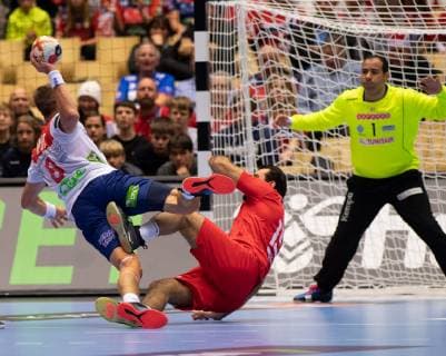 Handball WM Tunisia Norway on 11 01 2019 at the Jyske Bank Boxen in Herning Bjarte MYRHOL Norway xMNx