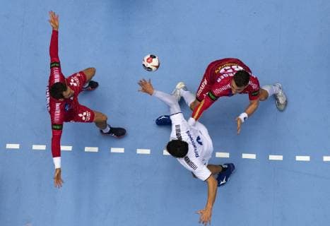 Handball WM, Österreich - Chile DK: 20190112, Herning, Danmark: 2019 IHF Verdensmesterskabet i handbold i Tyskland Danmark i Jyske Bank Boxen, Herning: ¯strig-Chile. Foto: Lars M¿ller UK: 20190112, Herning, Denmark: 2019 IHF Handball World Championship WM Weltmeisterschaft in Germany and Denmark. Jyske Bank Boxen, Herning. Austria-Chile. 