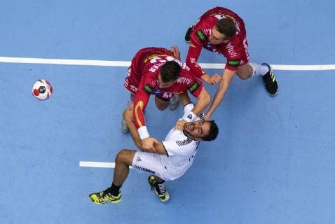 Handball WM, Österreich - Chile DK: 20190112, Herning, Danmark: 2019 IHF Verdensmesterskabet i handbold i Tyskland Danmark i Jyske Bank Boxen, Herning: ¯strig-Chile. Foto: Lars M¿ller UK: 20190112, Herning, Denmark: 2019 IHF Handball World Championship WM Weltmeisterschaft in Germany and Denmark. Jyske Bank Boxen, Herning. Austria-Chile. 