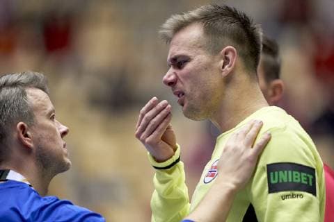 Handball WM, Norwegen - Saudi-Arabien Espen Christensen (16) of Norway during the men s IHF Handball World Championship WM Weltmeisterschaft Group C match 17, between Norway and Saudi Arabia. Herning Denmark on Saturday Jan 12 2019 Herning Denmark, Denmark 