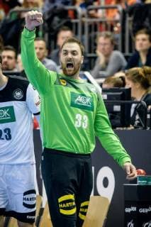 Germany vs Brazil Handball World Championship 2019 12 01 2019 Goalkeeper Andreas Wolff GER 33 at the match between Germany and Brazil at the Handball World Championship in Berlin on 12 01 2019 Berlin BER Germany Mercedes Benz Arena