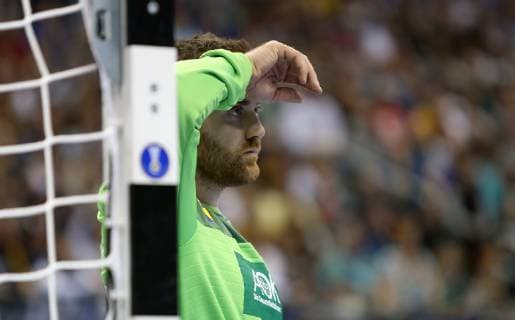 Andreas Wolff Germany at the match Germany against Brazil the Handball World Championship 2019 the Men on 12 01 2019 in the Mercedes Benz Arena in Berlin Handball World Championship 2019 Group A Germany Brazil Brazil