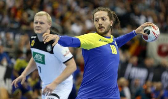 Fabio Chiuffa Brazil at the match Germany against Brazil of the Handball World Championship 2019 of the Men on 12 01 2019 in the Mercedes Benz Arena in Berlin Handball World Championship 2019 Group A Germany Brazil Brazil