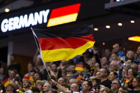 The German fans before the match Germany vs Brazil Preliminary round Handball IHF Handball World Championship 12 01 19 Berlin Berlin Germany Mercedes Benz Arena Copyright: xAgentur54Gradx xFelixxKoenigx