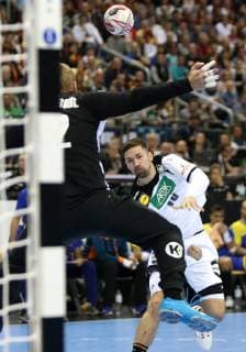 Fabian Wiede Germany will play against Leonardo Tercaiol Brazil in the match Germany against Brazil the Handball World Championship 2019 the Men on 12 01 2019 in the Mercedes Benz Arena in Berlin Handball World Championship 2019 Group A Germany Brazil