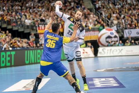 23 Steffen Fäth Germany Germany vs Brazil World Championship Handball Men 12 01 2019 Germany vs Brazil World Championship Handball Men 12 01 2019 Berlin Copyright: xEIBNER MichaelxSchmidtx EP_MST