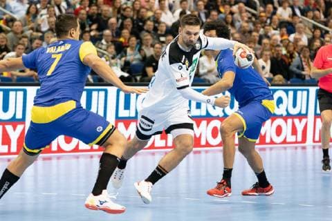 10 Fabian Wiede Germany Germany vs Brazil World Championship Handball Men 12 01 2019 Germany vs Brazil World Championship Handball Men 12 01 2019 Berlin Copyright: xEIBNER MichaelxSchmidtx EP_MST