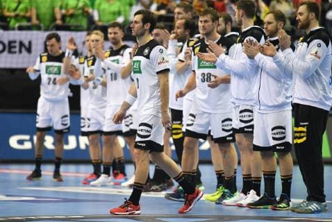 Uwe Gensheimer Germany is voted player of the match behind the German team Germany Brazil Germany Brasilia France IHF Handball World Championship 2019 Hanball World Championship 2019 Men Men Men Men Handball Germany Germany Preliminary Round Group A group A Berlin 12 1 2019