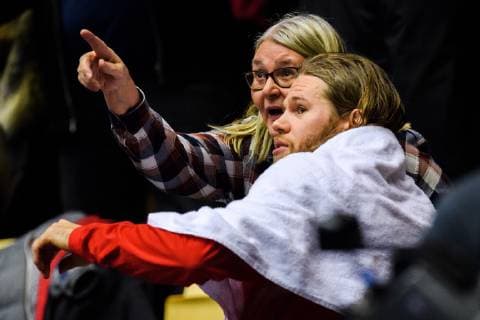 190112 Mikkel Hansen of Denmark celebrates after the IHF World Handball Championship match between Denmark and Tunisia on January 12 2019 in Herning Photo Jon Olav Nesvold BILDBYR N code JE 160397, detectedSourceLanguage  Copyright: JONxOLAVxNESVOLD BB190112JE136