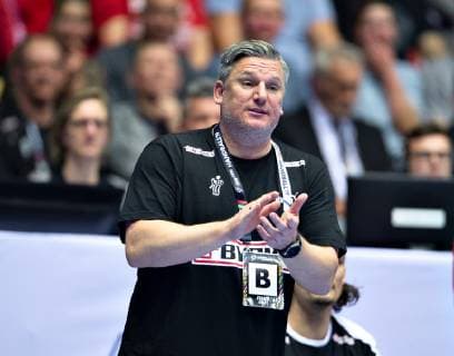 coach Nikolaj Jacobsen of Denmark during the mens IHF Handball World Championship Group C match between Denmark and Tunisia in Herning Denmark Saturday Jan 12 2019 Herning Jutland Denmark, detectedSourceLanguage  Copyright: HenningxBagger HenningxBaggerx COP101 spdk20190112-220759-L