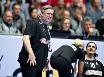 coach Nikolaj Jacobsen of Denmark during the mens IHF Handball World Championship Group C match between Denmark and Tunisia in Herning Denmark Saturday Jan 12 2019 Herning Jutland Denmark, detectedSourceLanguage  Copyright: HenningxBagger HenningxBaggerx COP101 spdk20190112-221820-L