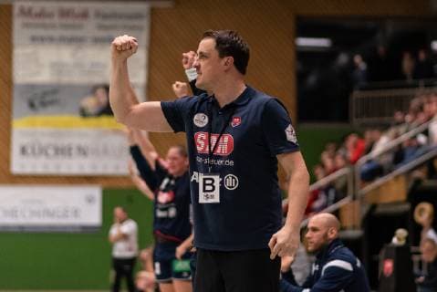Mike Leibssle SG H2Ku Herrenberg Kuties Chief Coach SG H2Ku Herrenberg Kuties vs TSV Nord Harrislee Handball 2 Bundesliga Women HBF Season 18 19 12 01 2019 SG H2Ku Herrenberg Kuties vs TSV Nord Harrislee Handball 2 Bundesliga Women HBF Season 18 19 12 01 2019 Herrenberg Kuties vs TSV Nord Harrislee Handball 2 Bundesliga Women HBF Season 18 19 12 01 2019 Herrenberg Copyright: xEIBNER WolfgangxFrankx EP_WFK