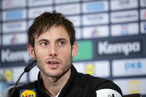 Uwe Gensheimer No 3 Germany during the press conference Press conference of the DHB Handball IHF Handball World Championship 13 01 19 Berlin Berlin Germany AOK Bundeszentrale Copyright: xAgentur54Gradx xFelixxKoenigx