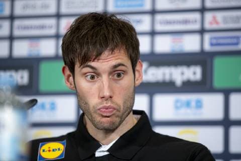 Uwe Gensheimer No 3 Germany during the press conference Press conference of the DHB Handball IHF Handball World Championship 13 01 19 Berlin Berlin Germany AOK Bundeszentrale Copyright: xAgentur54Gradx xFelixxKoenigx