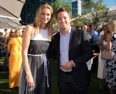 January 13, 2019 - Melbourne, AUSTRALIA - Petra Kvitova of the Czech Republic with agent Marijn Bal on the red carpet of the Crown IMG Tennis Party ahead of the 2019 Australian Open Grand Slam tennis tournament 2019 Australian Open - 13 Jan - ZUMAa181 20190113_zaa_a181_097 Copyright: xAFP7x