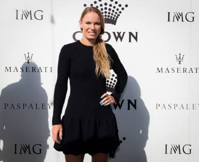 January 13, 2019 - Melbourne, AUSTRALIA - Caroline Wozniacki of Denmark on the red carpet of the Crown IMG Tennis Party ahead of the 2019 Australian Open Grand Slam tennis tournament 2019 Australian Open - 13 Jan - ZUMAa181 20190113_zaa_a181_080 Copyright: xAFP7x