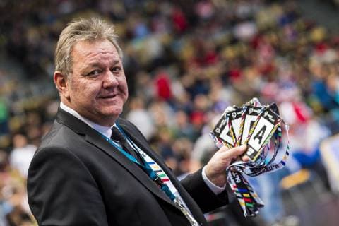Munich Germany 13 January 2019 World Cup 2019 Men Group B Croatia vs. Japan Thomas Otto Fuechse Berlin Team Manager Japan Munich Olympic Hall Bayern Germany