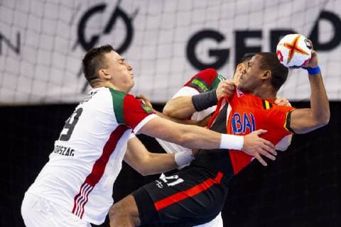 190113 Adelino Pestana of Angola during the IHF World Handball Championship match between Hungary and Angola on January 13 2019 in Copenhagen Photo Ludvig Thunman BILDBYR u0081N kod LT 35576, detectedSourceLanguage  Copyright: LUDVIGxTHUNMAN BB190113LT010