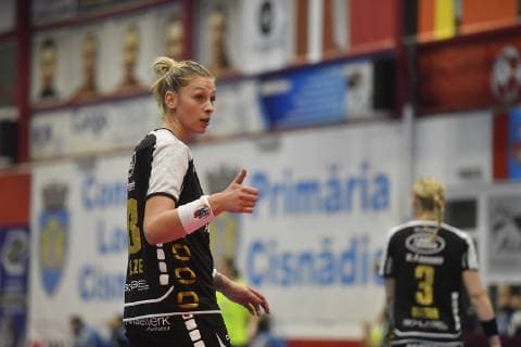 Sports Club Magura Cisnadie - SG BBM Bietigheim SG BBM Bietigheim s Luisa Schulze in action during the Women EHF Cup handball match between Sports Club Magura Cisnadie and SG BBM Bietigheim, in Cisnadie, Romania, 13 january 2019, Alex Nicodim Copyright: xAlexxNicodimx