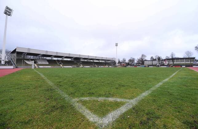 Football Regionalliga Relay West Training kick-off SG Wattenscheid 09 on 11 01 2019 at the Lohrheidestadion in Bochum Interior view of the Lohrheidestadion in Bochum xRx