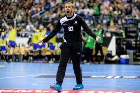 Serbia vs. Brazil Handball World Championship 2019 14 01 2019 Leonardo Tercariol BRA 62 at the match between Serbia and Brazil at the Handball World Championship in Berlin on 14 01 2019 Berlin BER Germany Mercedes Benz Arena