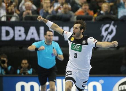 HANDBALL WM 2019 RUSSIA vs GERMANY 14 01 2019 GROUP A RUSSIA vs GERMANY Uwe Gensheimer GER rene vigneron Â© rscp photo net