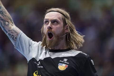 Handball WM 19 preliminary round Group B Encounter Iceland Bahrain Olympic Hall Munich 14 01 2019 Picture i01Björgvin Gustavsson Â
