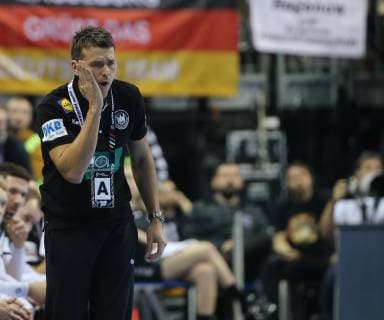HANDBALL WM 2019 RUSSIA vs GERMANY 14 01 2019 GROUP A RUSSIA vs GERMANY Trainer Christian Prokop GER rene vigneron Â© rscp photo net