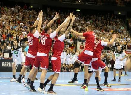 GER Germany vs Russia 14 01 2019 Mercedes Benz Arena Berlin GER Germany vs Russia in picture last goal to 22 22 by Steffen Faeth GER 23 nordphotox xEngler nph00076