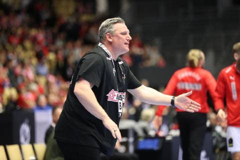 26th Mens Handball World Championship Denmark vs. Saudi Arabia 14 01 19 Nikolaj Jacobsen Denmark Coach gesticulated xmmkx