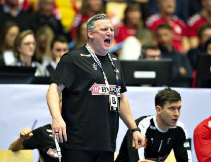 Coach Nikolaj Jacobsen of Denmark during the men s IHF Handball World Championship Group C match between Denmark and Saudi Arabia in Herning Denmark on Monday Jan 14 2019 Herning Jylland Denmark, detectedSourceLanguage  Copyright: HenningxBagger HenningxBaggerx COP101 spdk20190114-205609-L