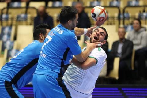 26th Mens Handball World Championship Saudi Arabia vs Tunisia 15 01 19 Alsalam Saudi Arabia 44 vs Marouane Chouiref Tunisia 90 and Ramzi Majdoub Tunisia 07 xmmkx
