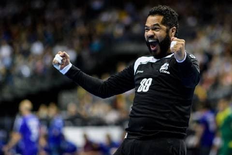 Russia vs Brazil Handball World Championship 2019 15 01 2019 Cesar Algusto Almeida BRA 89 at the match between Russia and Brazil at the Handball World Championship in Berlin on 15 01 2019 Berlin BER Germany Mercedes Benz Arena