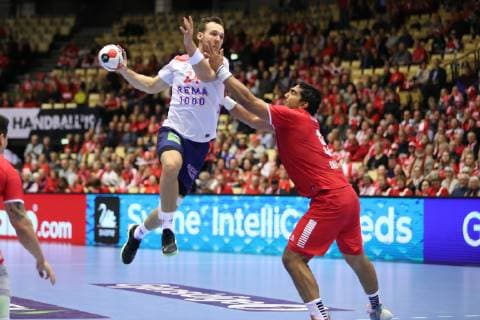 26th Mens Handball World Championship Norway vs Chile 15 01 19 Christian O Sullivan Norway 24 vs Frelijj Chile 09 xmmkx