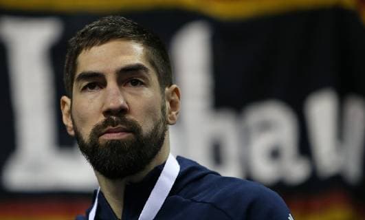 15 01 2019 Handball IHF World Championship Denmark and Germany 2019 Preliminary round Group A Germany France in the Mercedes Benz Arena Berlin Nikola Karabatic France