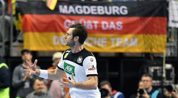 Uwe Gensheimer Germany Germany France Germany France IHF Handball World Championship 2019 Hanball World Championship 2019 Men Men Men Men Handball Germany Germany Germany Preliminary Round Group A group A Berlin 15 1 2019